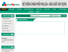 Tablet Screenshot of phugiaxaydung.com.vn